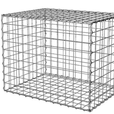 La cage de Gabion, 2m x 1m x 1m (75x75mm), chaud plongée a galvanisé le mur soudé de /welded gabion/gabion de gabion pour la pierre