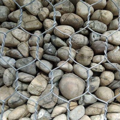 les cages de gabion de 2x1x1m, PVC ont enduit la boîte de gabion, boîte hexagonale de gabion de boîte de gabion de fabricant d'Anping de boîte de grillage de gabion