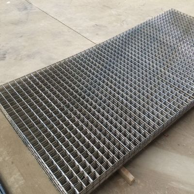 le panneau soudé de grillage a galvanisé renforcer le panneau de grillage soudé par rebar concret