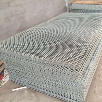 le panneau soudé de grillage a galvanisé renforcer le panneau de grillage soudé par rebar concret