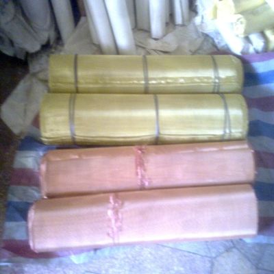 Tissu de câblage cuivre 150 180 200 250 fil tissé par Mesh Pure Red Copper Infused Mesh Cloth Fabric For EMI Shielding Faraday
