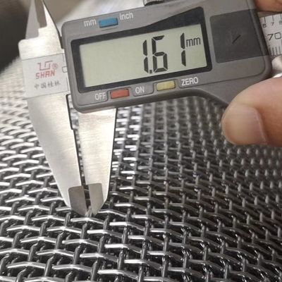 Les solides solubles câblent le grillage/tissu d'écran d'acier inoxydable du tamis à mailles de la maille solides solubles de tissu 304 316l 904l
