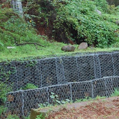 Fabrication de fil hexagonale résistante, boîte de Gabion, Gabion, cage de Gabion, cages de mur de Rockweld, gabions tissés