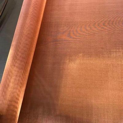 Photos de maille de câblage cuivre de la Chine et types, 2 - 220 mailles/pouce, tamis à mailles de cuivre, tissu de maille de cuivre, maille de cuivre fine