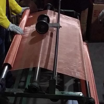 Photos de maille de câblage cuivre de la Chine et types, 2 - 220 mailles/pouce, tamis à mailles de cuivre, tissu de maille de cuivre, maille de cuivre fine