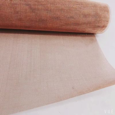 Maille pourpre de câblage cuivre - cage rouge 60 80 de Faraday de tissu de câblage cuivre maille rouge pure de câblage cuivre de 100 mailles