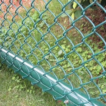 Le maillon de chaîne à chaînes de manteau de Link/PVC, PVC a enduit Diamond Fence, ferme et le champ a galvanisé le fil d'acier clôturant la ferme de produits