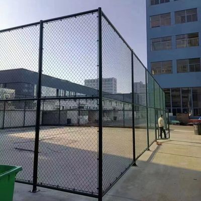 Le maillon de chaîne à chaînes de manteau de Link/PVC, PVC a enduit Diamond Fence, ferme et le champ a galvanisé le fil d'acier clôturant la ferme de produits