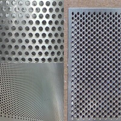 Feuillard perforé de trou rond 0.5-8.0MM épais d'acier inoxydable