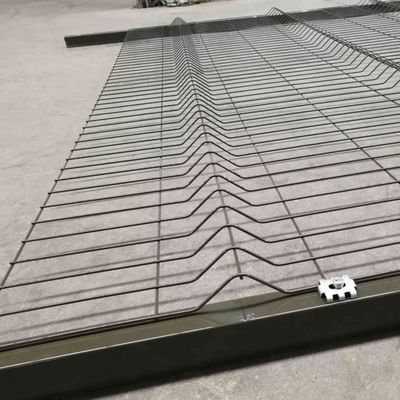 La barrière soudée incurvée/3D décoratif extérieur à la maison a courbé la barrière de sécurité soudée de Mesh Garden Fence Panels /3D de fil