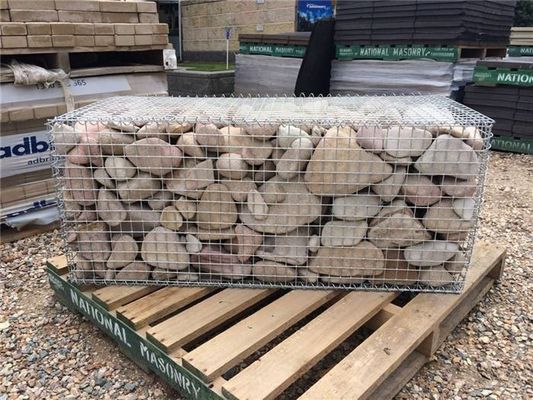 Boîte soudée de Gabion, matériaux principaux de barrière de Hesco dans militaire, petit prix