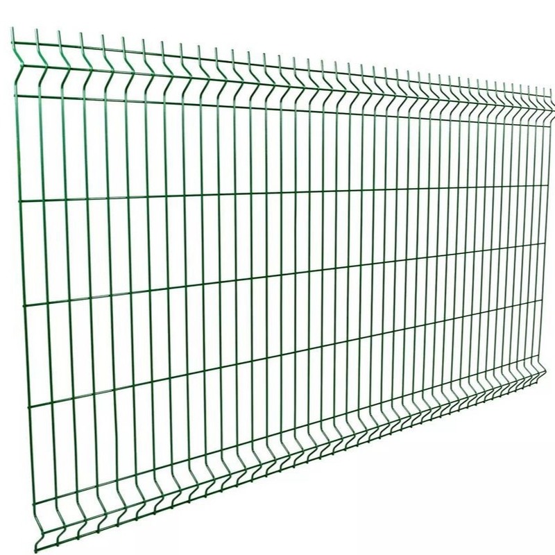 Mesh Panel Fence Decorative soudé 3D a courbé le fois soudé de Forti V de grillage de fer de lien de Mesh Garden Fence Panel Yard de fil