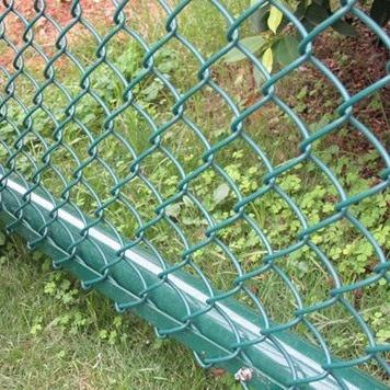 Le maillon de chaîne à chaînes de manteau de Link/PVC, PVC a enduit Diamond Fence, ferme et le champ a galvanisé le fil d'acier clôturant la ferme de produits