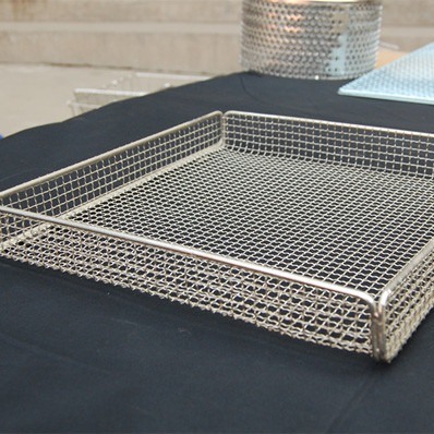 Panier de lavage d'acier inoxydable, avec le panier de lavage de lixiviat de grillage de l'acier inoxydable 316 de la forme 304 de place de poignée propre