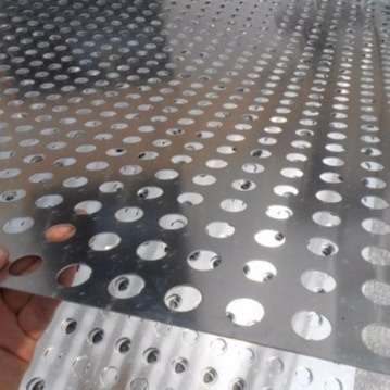 la feuille de poinçon de maille, usine directe perforée de feuillard, maille décorative en métal, a galvanisé le filet de poinçon en acier